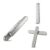 Puffpop-Magnetic Fidget Slider EDC Metal Fidget Toy for Adults – Push Pull Rotate Stress Relief Desk Toy for ADHD Anxiety Relief, Quiet Office Pocket Fidget Toy- Gold (Silver)