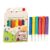 Puffy 3D Markers – 6 Color Raised Texture Pens for Crafts and Art