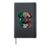 Pug Irish Colors Flag Cute Dog St Patricks Day Hardcover Journal, Black