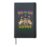 Pug Mardi Gras Hardcover Journal, Black