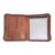 PU Leather Multifunctional Document Folder with Zippered Closure, Multiple Pockets and Card Slots for Travel Leather Directory