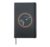 Pull Back Push Ahead Minimalist Business Owner Hardcover Journal, Black