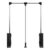 Pull Down Rail Wardrobe Wardrobe Hanger Adjustable 21.6 to 49.2 Inch Heavy Duty Clothes Hanger Wardrobe Wardrobe Lift Rail Organizer