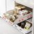 Pull Out Cabinet Organizer 15.8″-23″D&12.5″-21″W Raised Walls White