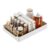 Pull Out Cabinet Organizer.Slide Out Pantry Storage Basket.Roll Out Shelf Storage With Adhesive Nano Film.Load Bearing(7.87×16.92×2.75in)