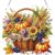 Pumpkin Basket 2D Flat DIY Diamond Art Pendant Diamond Art Painting Set