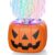 Pumpkin Bubble Machine with Sound and Light, Electric Bubble Blower 15cm