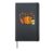 Pumpkin Coffee Football Cute Thanksgiving Fall Men Boys Kids Hardcover Journal, Black