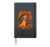 Pumpkin Cozy Autumn Dog Thanksgiving Golden Retriever Fall Hardcover Journal, Black