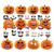 Pumpkin Decorating Stickers Kit – Different Fun Faces, Halloween Stickers for Crafts, Party Favors,