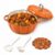 Pumpkin Dutch Oven with Lid, Enameled Cast Iron Pumpkin Pot (Orange – 25 cm / 3.7 L)
