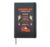 Pumpkin Pie Nutrition Facts Halloween Thanksgiving Funny Hardcover Journal, Black