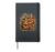 Pumpkin Thanksgiving Autumn Kitten Lover Cute Fall Cat Hardcover Journal, Black