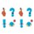 Punctuation Magnets, Punctuation Pals Magnets，2 Sets