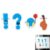 Punctuation Pals Magnets, 4-Piece Writing Manipulatives Set (1pcs)