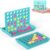 Pup Go Mini 4 in a Row Travel Games for Kids 3+, Connect Mini Game (Green)