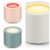 PureNurt Red Light Therapy White Noise Sound Machine: Putty 1, Peach 1 and Slate 1 Dimmable Nursery Night Light