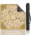 Puresora Mahjong Mat Linen Mah Jong Table Mat, 31.5″x31.5″, Vintage Flower