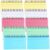 PUREZON Spiral Index Cards, 500 Pcs, 3 x 5 Inch, 5 Colors
