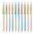 Pur Pick Gel Pens Black Ink Pens for Office 10 Pack, 0.7mm Point Pen Smooth Writing Quick Dry Retractable Writing Pens,Aesthetic Gel Pens for Journaling
