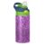 Purple Glitter Texture Kids Insulated Water Bottle with Straw Lid, 12oz Stainless Steel Vacuum Tumbler, Leakproof BPA-Free Toddler Cup for School, Boys Girls