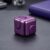Purple Metal Cube Fidget Spinner