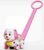 Push Along Puppy Toys for 1 2 Year Old Girl Gifts, Musical Educational Toy with Detachable Handle, LED Display, Bilingual ABC 123, Birthday Gift for 1,2 Year Old Girl