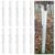 Pushglossy 10 Pack 48 Inch Tree Seedling Sapling Grow Tubes, White