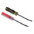 Push Style Staple Remover Tool Double Prong Steel(Yellow and Red)