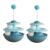 pusicul Cat Tumbler Track Toy, Multi-Layer Interactive Spring Plush Ball