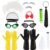 Puteraya 13 PCS Adult Mad Scientist Costume Halloween Set