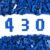 PUZSNAP 430 PCS Blue Building Blocks Set, Solid Color Bricks, Creative Expansion Pack for Kids 3+, Compatible with Major Brands