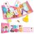 PUZSNAP Magnetic Dress Up Dolls Princess Pretend Play Toy Set for Kids 3+