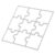 Puzzle Cutting Die Stencil Carbon Steel Template for Scrapbooking