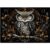 Puzzles for Adults 1000 Pieces, Golden Owl Floral Art Jigsaw Puzzle