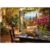 Puzzles for Adults 1000 Pieces,Mediterranean Garden Scenery Jigsaw Puzzle
