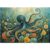 Puzzles for Adults 1000 Pieces,Ocean Octopus Floral Jigsaw Puzzle