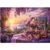 Puzzles for Adults 1000 Pieces,Sunset Floral Table Jigsaw Puzzle