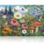 Puzzles for Adults 500 Pieces, Wildflower Woodland Animals Jigsaw Puzzle