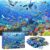 Puzzles for Kids Ages 4-8 6-8 8-10 Year Old – Underwater Scene – 100 Pieces Jigsaw Puzzle for Kids Learning Educational Puzzles for Boys Girls (with Sturdy Box)