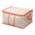 PVC Mesh Storage Bag with Zipper, 40L Visible Closet Organizer for Bedding and Clothes, Stackable Cube Bin with Handles, 17.3 x 13.4 x 9.8 Inches (1 PC)