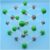 PVC Sodium Chloride Crystal Unit Cell Model, Face-Centered Cubic