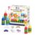 PW Finger Paint Art Kit for Kids, 8 X 50ml Colours & Drawing Cards, Washable, Safe & Non-Toxic Kit for Toddlers, Mess Free Paint for Kids 4-8 Years (Multicolor, 400 ml (Pack of 1))