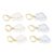 Pwshymi Knit Markers Set of 6 Cute Cloud Stitch Markers Removable for Knitting Quilting and Crocheting 3 Gray 3 White Plastic