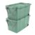 PXETYBV Extra‑Large Wheeled Industrial Storage Bin, 40 Gallon Tote With Latching Lid And Pull Handle, Green Sage, 2 Pack