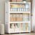 QAVABIN 150GAL Extra Large Storage Bins with Lid, 600QT Collapsible Organizer with Wheels, Stackable Closet Cabinet with Doors, Folding Storage Containers for Home, Office, Kitchen, 3Pack White