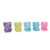Qcwwy Bear Stress Ball Set Soft TPR Slow Rising Fidget Toys 5 Pack Cute Animal Hand Coordination Sensory Play for Kids Adults Anxiety Relief Desk Use