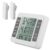 Qcwwy Wireless Digital Alarm Thermometer 2PCS Sensor Indoor Outdoor Min Temperature Display with Audible High Low Alarm for Refrigerator Freezer