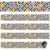 Qeeenar 24 Pcs Checkered Smile Face Magnetic Borders for Classroom