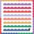 Qeeenar 24 Pcs Magnetic Borders for Classroom Magnetic Bulletin Board Borders Scalloped Whiteboard Strips for School Classroom Office Chalkboard Decoration(Morandi)